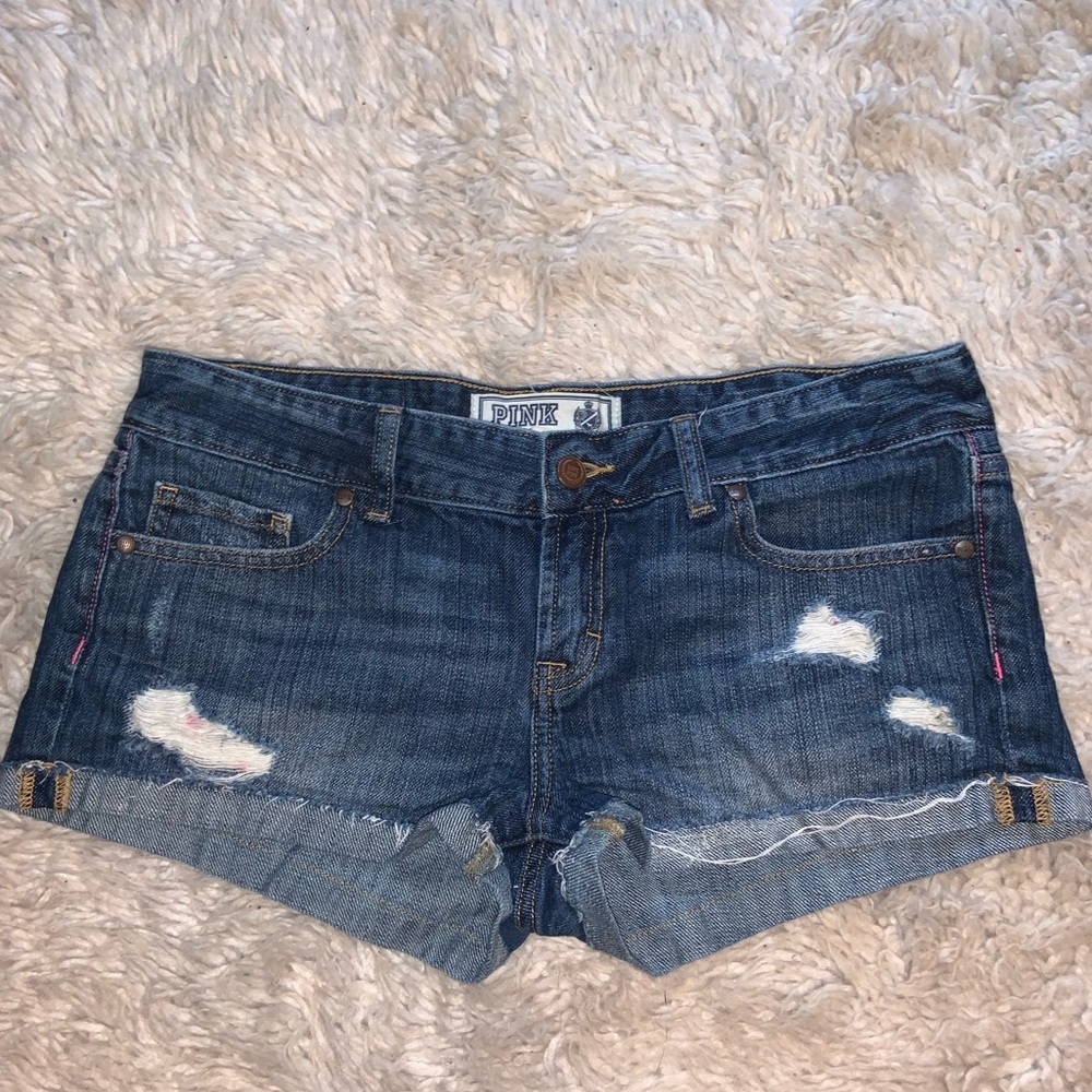 Victoria secret PINK denim shorts